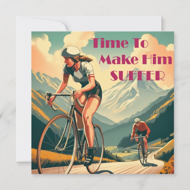 Hora De Fazê-Lo Sofrer O Ciclismo (Frente)