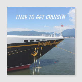 Hora de Ir em um Navio de Cruzeiro Ímã