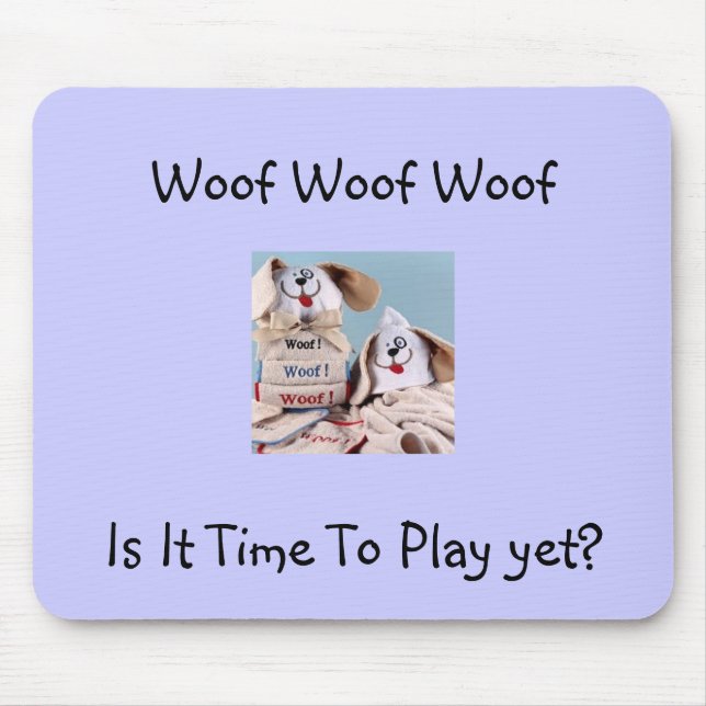 "HORA DE JOGAR AINDA?" MOUSEPAD (Frente)