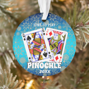 Hora de jogar Enfeites de natal Pinochle