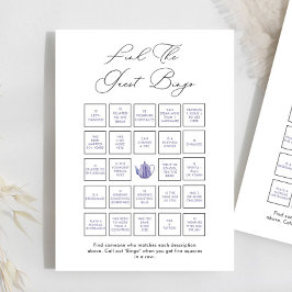 Hora De Tea Encontrar O Jogo Do Bingo Convidado