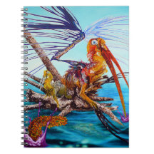 Hora de voar o óleo ausente no caderno da pintura