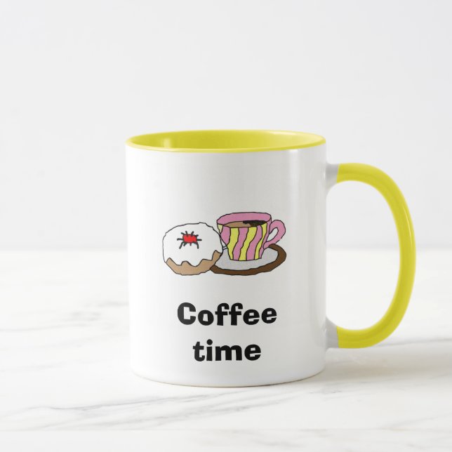 Hora do Café - Donut e xícara de café (Direita)