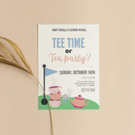 Hora do Chá ou Horário do Chá - Rever Convite