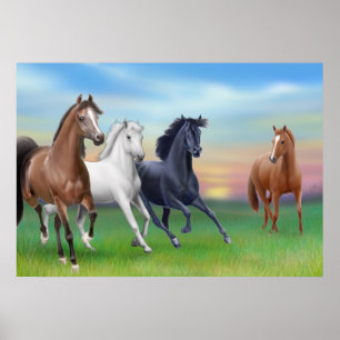 Hora do jantar na Poster de Fazenda