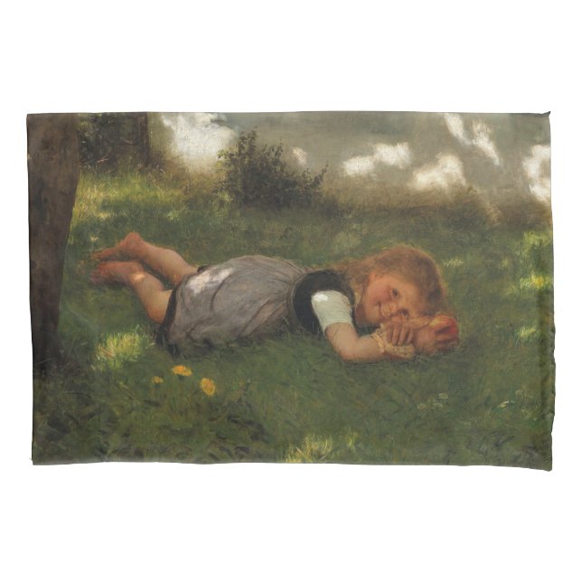 Hora do lanche (Garota Doce Deitada na Grama) (Frente-Esquerda)