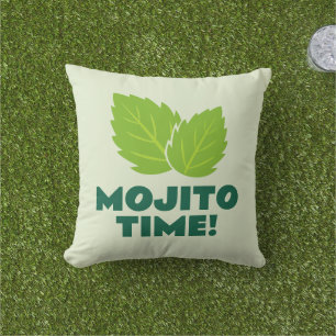 Hora do Mojito! Almofada externa divertida para am