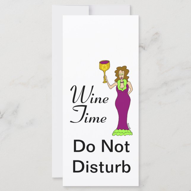 "Hora do Vinho" WineWomenDesigns.com Promocional (Frente)