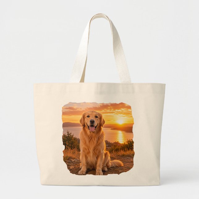 Hora Dourada - Bolsa Grande Tote (Frente)