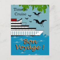 HORA PARA O cartão de posto CRUISE_BON VOYAGE