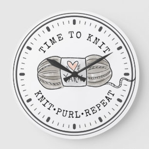 Hora Útil De Contar Um Relógio Grande