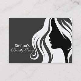 Horário Cartão de Compromisso do Cabeleireiro (Branco)