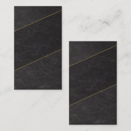 Horário Cartão de Compromisso Luxuoso em Branco – Preto e