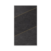 Cartão de Compromisso Luxuoso em Branco – Preto e
