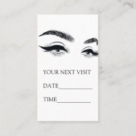 Horário Cartão de Compromisso Microblading, Extensão de C