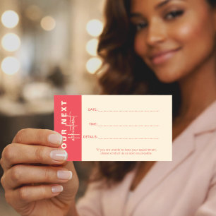 Horário Cartão de Consulta do Rose & Ivory Salon D Minim