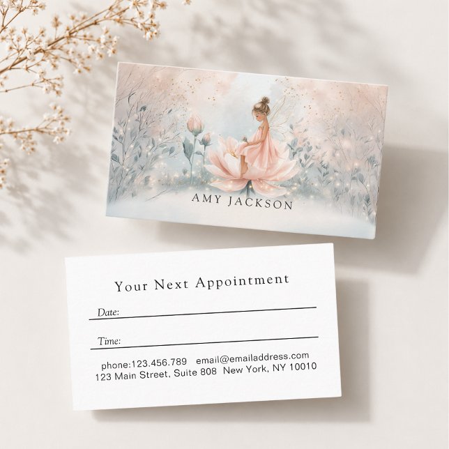 Horário Cartão de Consulta Fada Caprichosa (Whimsical Fairy Appointment Card)
