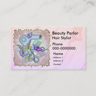 Horário Cartão de Nomeação Beleza da Borboleta