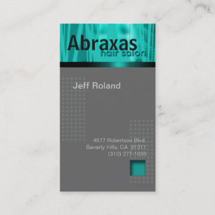 Horário Cartão de visita cinzento "Abraxas " da cerceta n