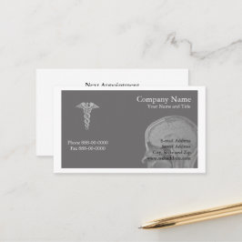 Horário Cartão de visita de nomeação de neurologista