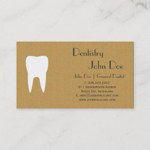 Horário Cartão de visita dental do logotipo do cartão