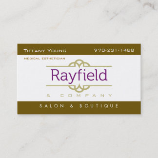 Horário Cartão de visita dos jovens de Tiffany