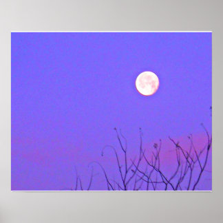 Horário da Manhã de inverno Poster do nascer do so