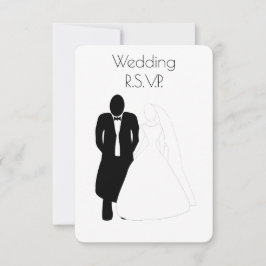 Horário de Noiva de Placa RSVP de Casamento