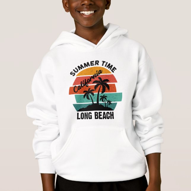 Horário de Verão, California Long Beach T-Shirt (Frente)