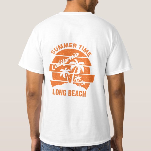 Horário de Verão, California Long Beach T-Shirt (Verso)