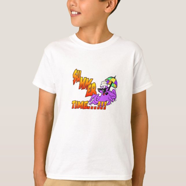 Horário de Verão Octupus Kids T-shirt (Frente)