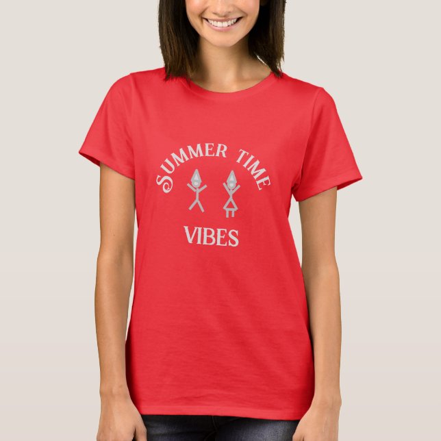 Horário de Verão Vibes T-Shirt (Frente)