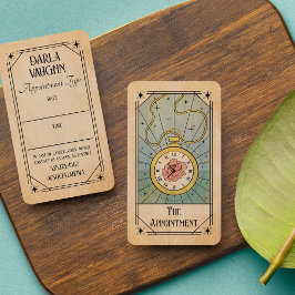 Horário Ilustração do Cartão Tarot de Relógio de Bolso Bel