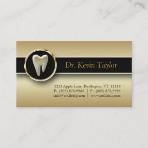 Horário Ouro dental do cartão de visita do Molar 311