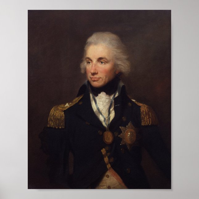 Horatio Nelson Poster Lemuel Francis Abbot (Frente)