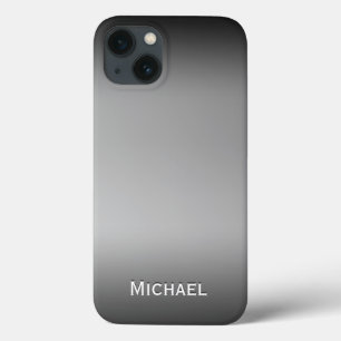 Horizonte de Gradação Preto e Branco Personalizado