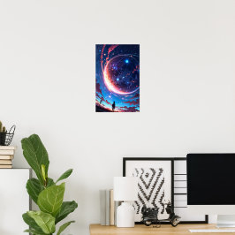 Horizonte Inicial - Poster de Espaço Animado