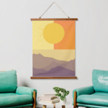 Horizonte ouro: Um Sunset Minimalista