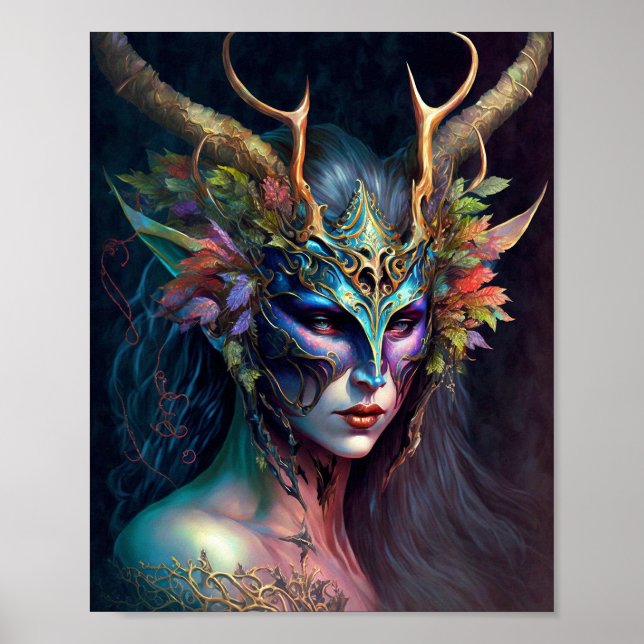 Hormona Elf Fantasy Art Poster (Frente)