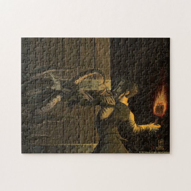 Horror além da porta - quebra-cabeça (Horizontal)