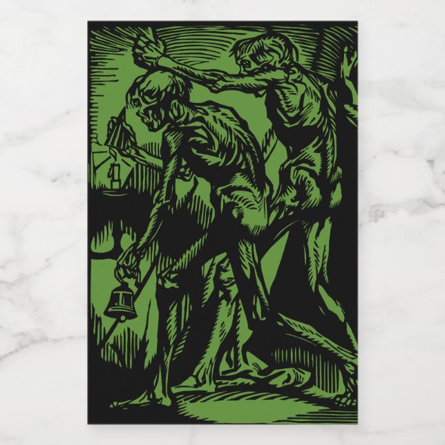 Horrores de Mineiros Mortos no Dia das Bruxas (Rótulo Único)