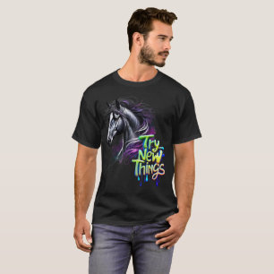 hors t-shirt mens rider cavalo life