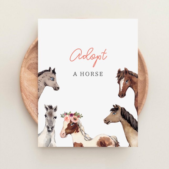 Horse Adoption Station Sign  (Criador carregado)