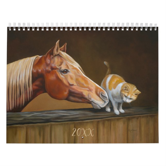 Horse and Animal Art 2023 Calendário Personalizado (Capa)