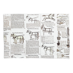 Horse Antique Advertising Newpaper Art