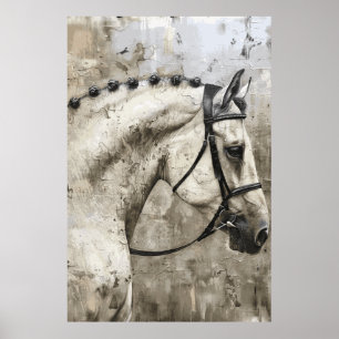 Horse Lover Watercolor Art Poster