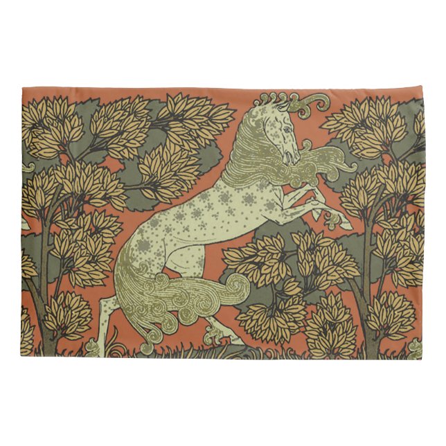 Horse Medieval Arts Artesanatos Art Nouveau (Verso)