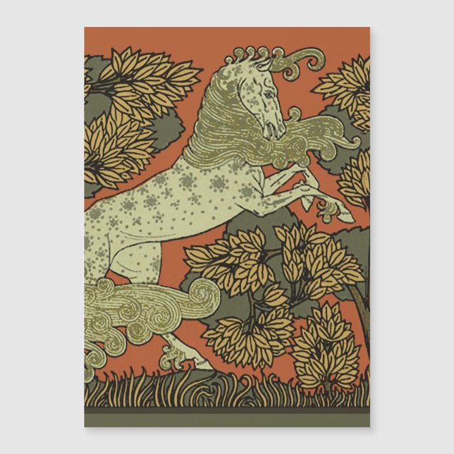 Horse Medieval Arts Artesanatos Art Nouveau (Frente)