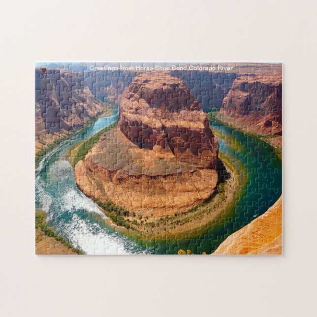Horse Shoe Bend Colorado River Quebra-cabeça (Horizontal)