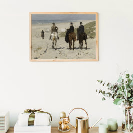 Horseback Ride on Beach, A. Mauve - Art Poster